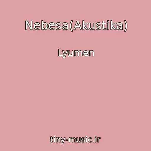 کاور آهنگ Nebesa(Akustika) از Lyumen