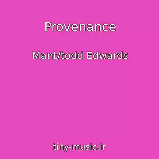 کاور آهنگ Provenance از Mant/todd Edwards
