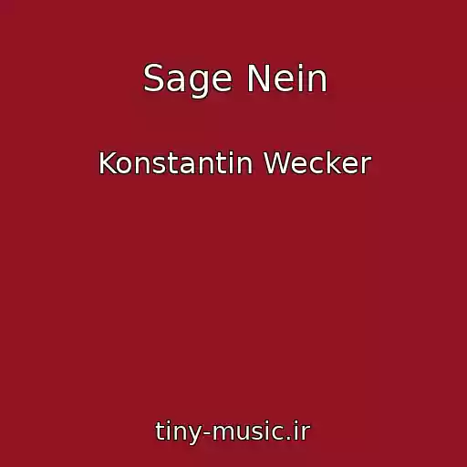 کاور آهنگ Sage Nein از Konstantin Wecker
