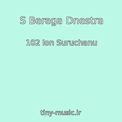 کاور آهنگ S Berega Dnestra از 102 Ion Suruchanu