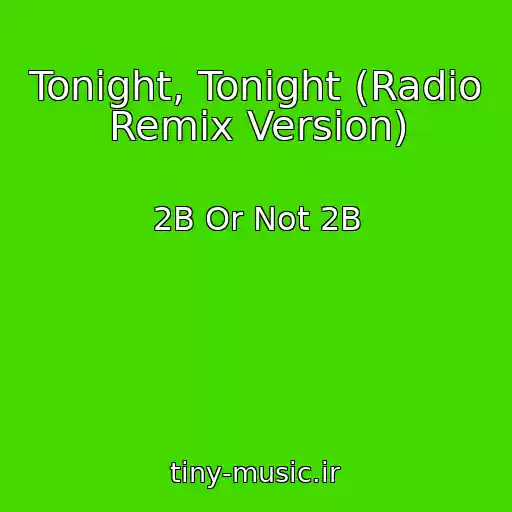 کاور آهنگ Tonight, Tonight (Radio Remix Version) از 2B Or Not 2B