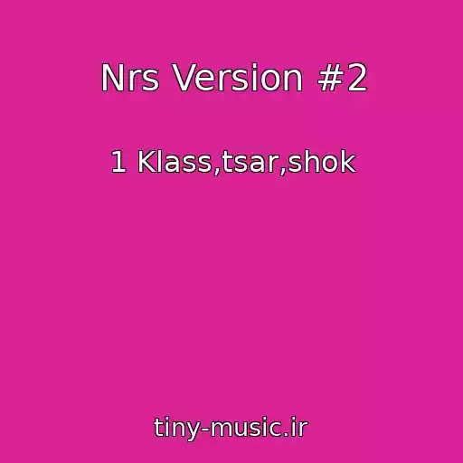 کاور آهنگ Nrs Version #2 از 1 Klass,tsar,shok