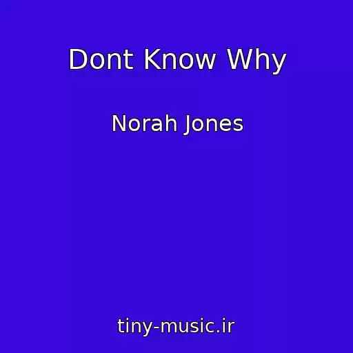 کاور آهنگ Dont Know Why از Norah Jones