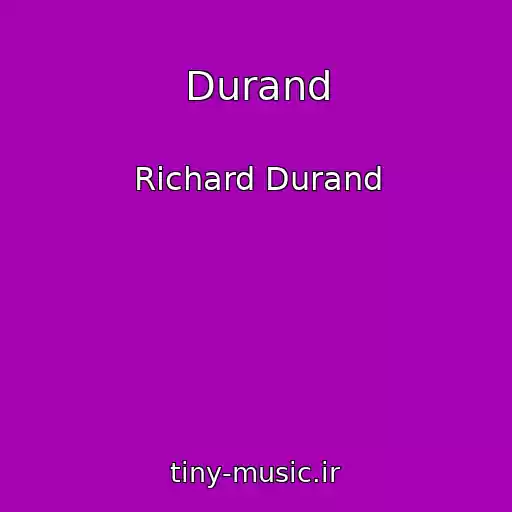 کاور آهنگ Durand از Richard Durand