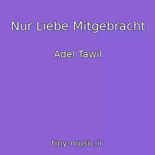 کاور آهنگ Nur Liebe Mitgebracht از Adel Tawil
