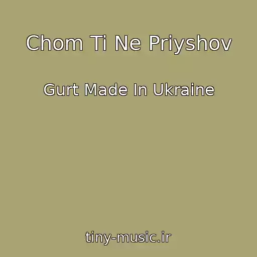 کاور آهنگ Chom Ti Ne Priyshov از Gurt Made In Ukraine