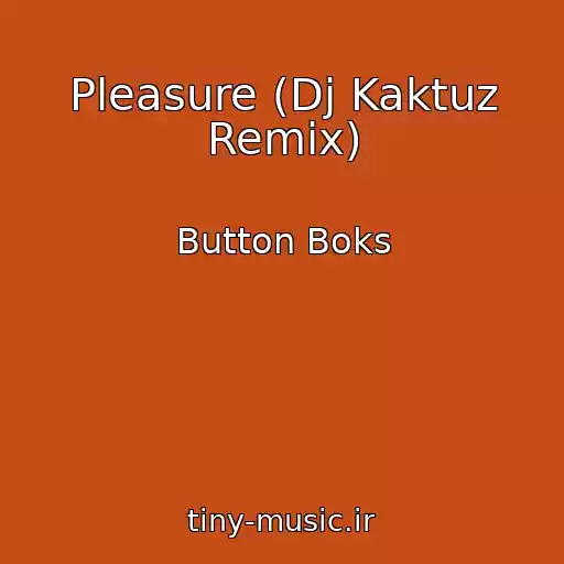 کاور آهنگ Pleasure (Dj Kaktuz Remix) از Button Boks