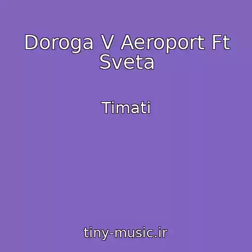 کاور آهنگ Doroga V Aeroport Ft Sveta از Timati