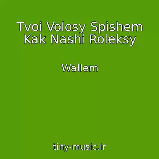 کاور آهنگ Tvoi Volosy Spishem Kak Nashi Roleksy از Wallem
