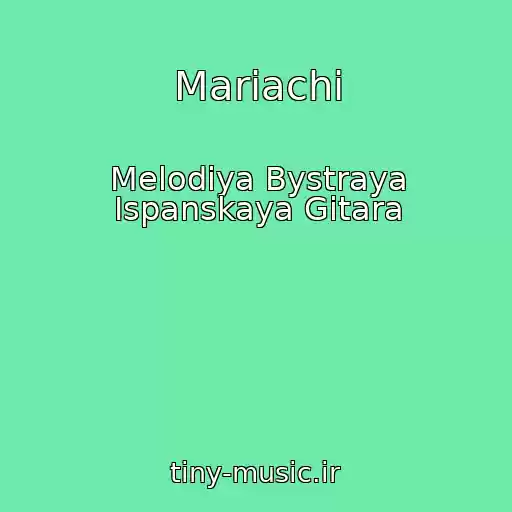 کاور آهنگ Mariachi از Melodiya Bystraya Ispanskaya Gitara