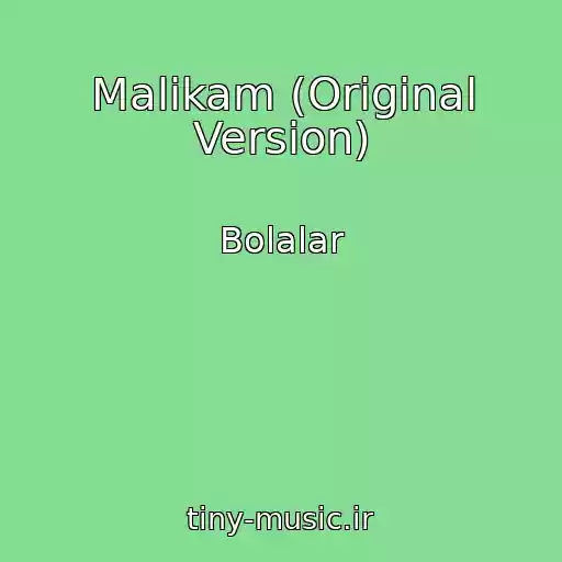 کاور آهنگ Malikam (Original Version) از Bolalar