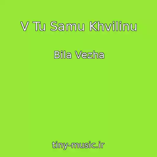 کاور آهنگ V Tu Samu Khvilinu از Bіla Vezha