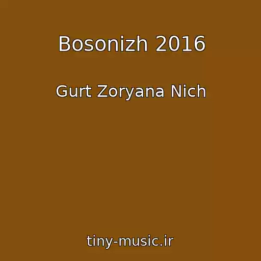 کاور آهنگ Bosonіzh 2016 از Gurt Zoryana Nіch