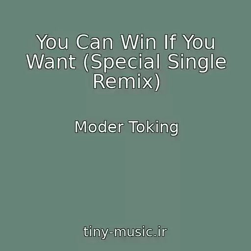 کاور آهنگ You Can Win If You Want (Special Single Remix) از Moder Toking