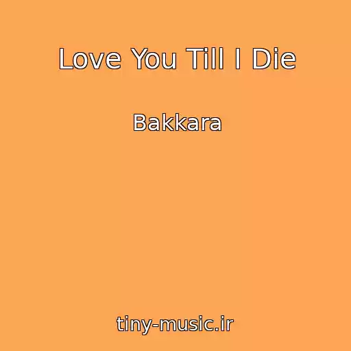 کاور آهنگ Love You Till I Die از Bakkara