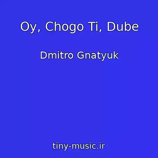 کاور آهنگ Oy, Chogo Ti, Dube از Dmitro Gnatyuk