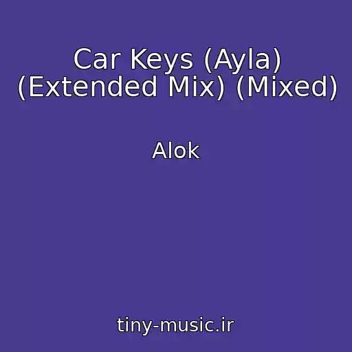 کاور آهنگ Car Keys (Ayla) (Extended Mix) (Mixed) از Alok