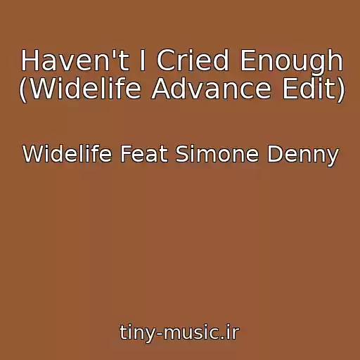 کاور آهنگ Haven't I Cried Enough (Widelife Advance Edit) از Widelife Feat Simone Denny