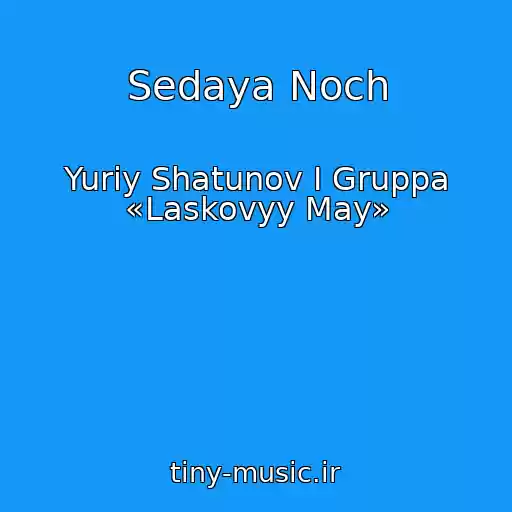 کاور آهنگ Sedaya Noch از Yuriy Shatunov I Gruppa «Laskovyy May»