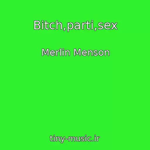 کاور آهنگ Bitch,parti,sex از Merlin Menson