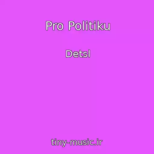 کاور آهنگ Pro Politiku از Detsl