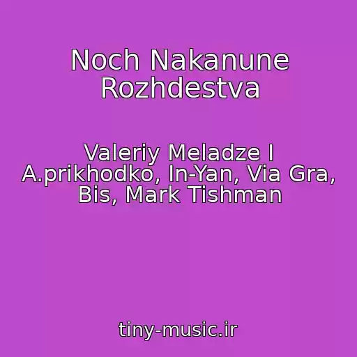 کاور آهنگ Noch Nakanune Rozhdestva از Valeriy Meladze I A.prikhodko, In-Yan, Via Gra, Bis, Mark Tishman