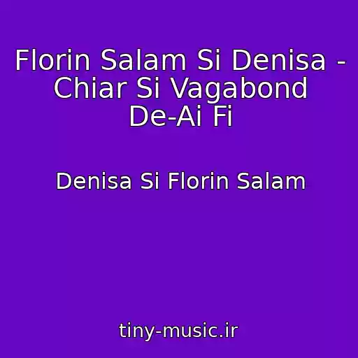 کاور آهنگ Florin Salam Si Denisa - Chiar Si Vagabond De-Ai Fi از Denisa Si Florin Salam