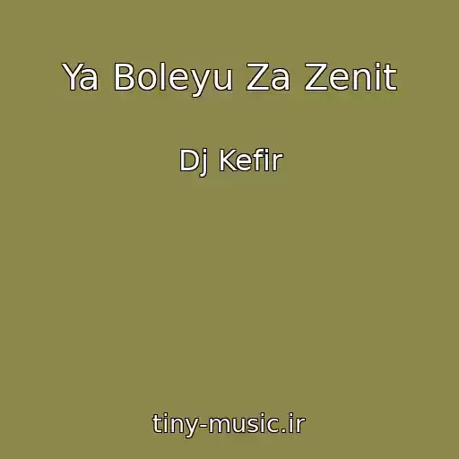کاور آهنگ Ya Boleyu Za Zenit از Dj Kefir