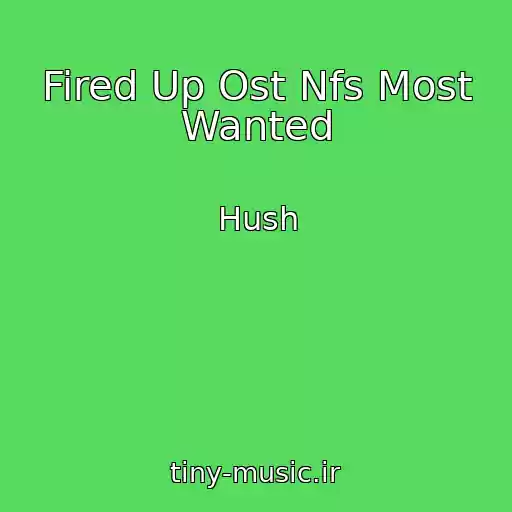 کاور آهنگ Fired Up Ost Nfs Most Wanted از Hush