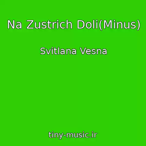 کاور آهنگ Na Zustrіch Dolі(Mіnus) از Svіtlana Vesna