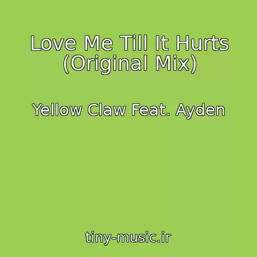 کاور آهنگ Love Me Till It Hurts (Original Mix) از Yellow Claw Feat. Ayden