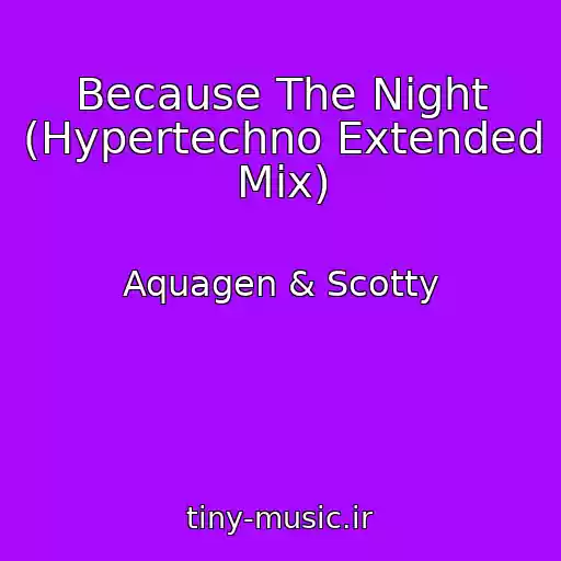 کاور آهنگ Because The Night (Hypertechno Extended Mix) از Aquagen & Scotty