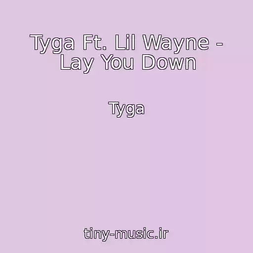 کاور آهنگ Tyga Ft. Lil Wayne - Lay You Down از Tyga