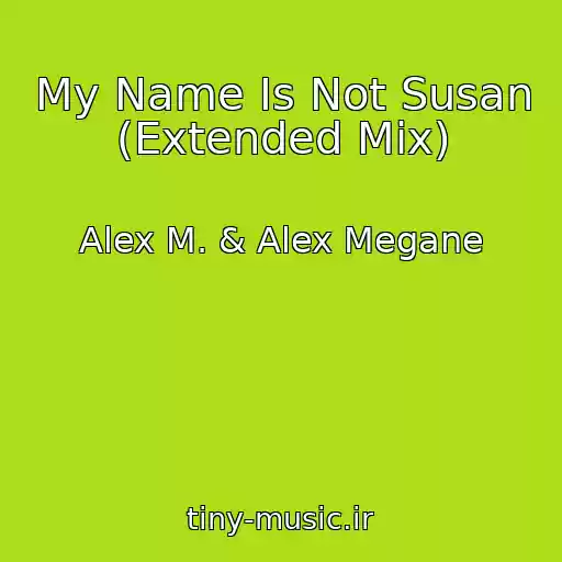 کاور آهنگ My Name Is Not Susan (Extended Mix) از Alex M. & Alex Megane