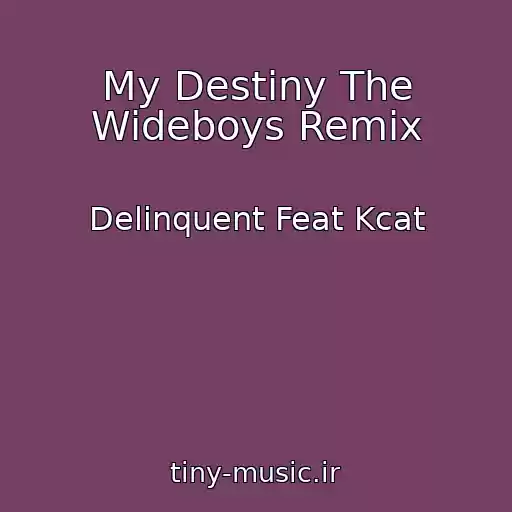 کاور آهنگ My Destiny The Wideboys Remix از Delinquent Feat Kcat