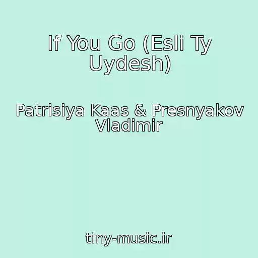 کاور آهنگ If You Go (Esli Ty Uydesh) از Patrisiya Kaas & Presnyakov Vladimir