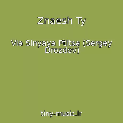 کاور آهنگ Znaesh Ty از Via Sinyaya Ptitsa (Sergey Drozdov)