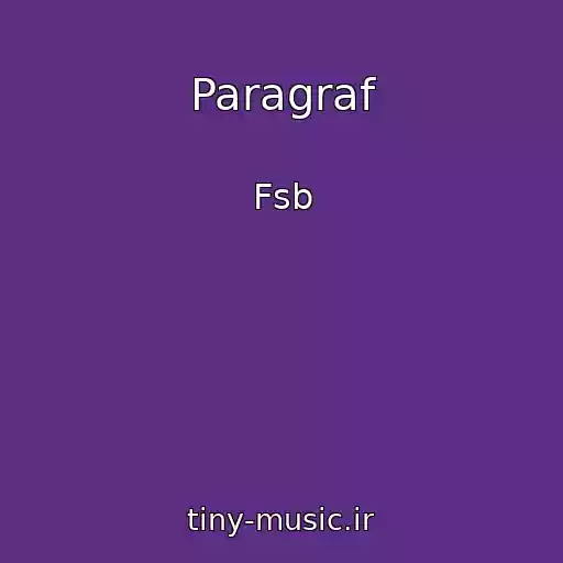 کاور آهنگ Paragraf از Fsb