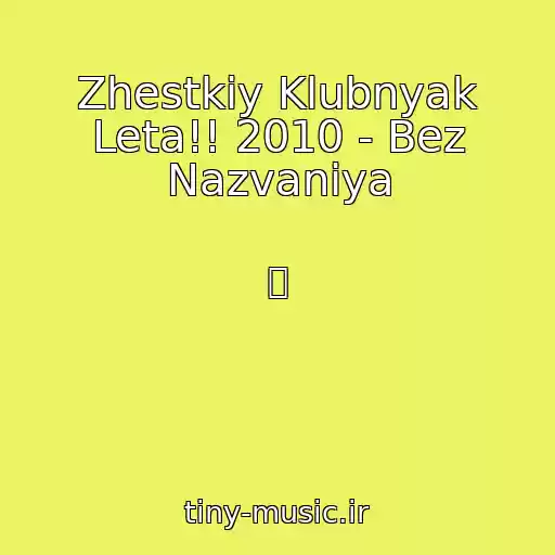 کاور آهنگ Zhestkiy Klubnyak Leta!! 2010 - Bez Nazvaniya از ツ