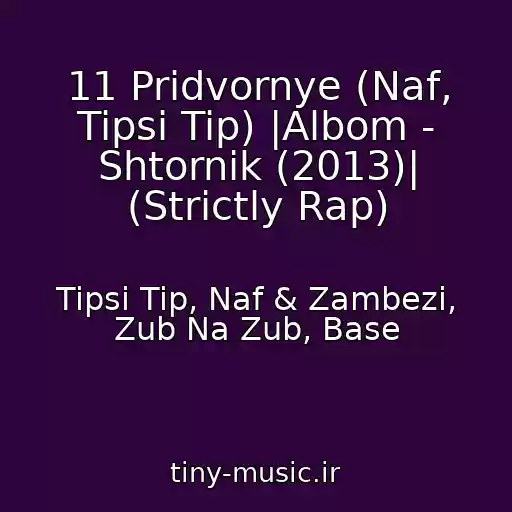 کاور آهنگ 11 Pridvornye (Naf, Tipsi Tip) |Albom - Shtornik (2013)| (Strictly Rap) از Tipsi Tip, Naf & Zambezi, Zub Na Zub, Base