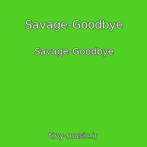 کاور آهنگ Savage-Goodbye از Savage-Goodbye