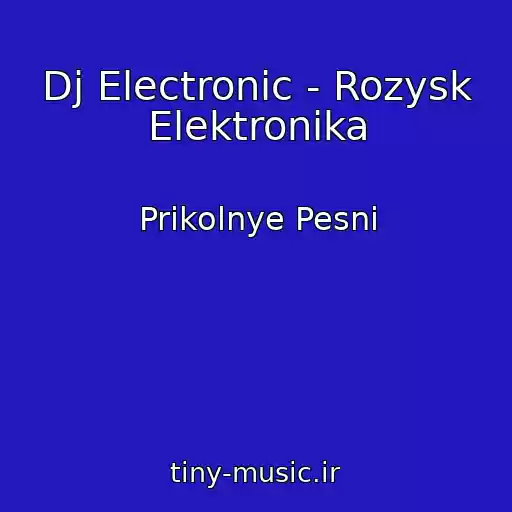 کاور آهنگ Dj Electronic - Rozysk Elektronika از Prikolnye Pesni