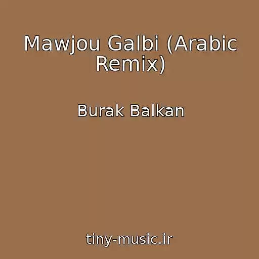 کاور آهنگ Mawjou Galbi (Arabic Remix) از Burak Balkan