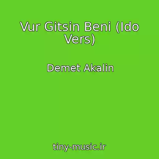 کاور آهنگ Vur Gitsin Beni (Ido Vers) از Demet Akalin