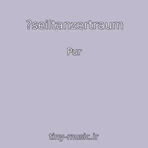کاور آهنگ ?seiltanzertraum از Pur