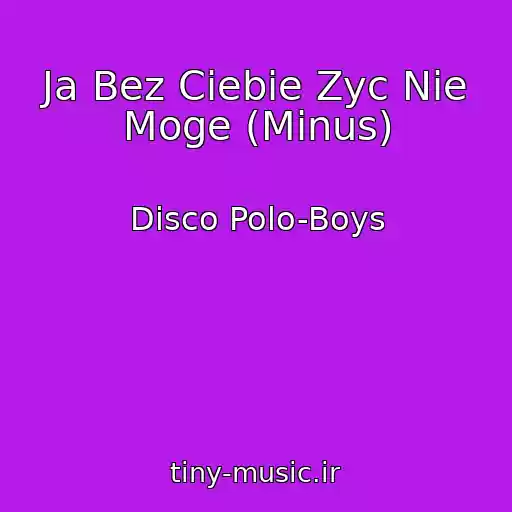 کاور آهنگ Ja Bez Ciebie Zyc Nie Moge (Minus) از Disco Polo-Boys