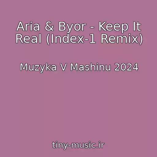 کاور آهنگ Aria & Byor - Keep It Real (Index-1 Remix) از Muzyka V Mashinu 2024