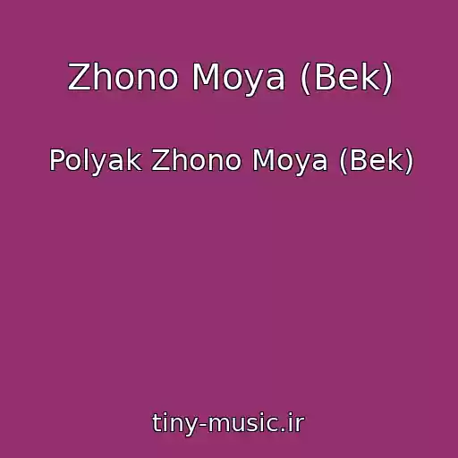 کاور آهنگ Zhono Moya (Bek) از Polyak Zhono Moya (Bek)
