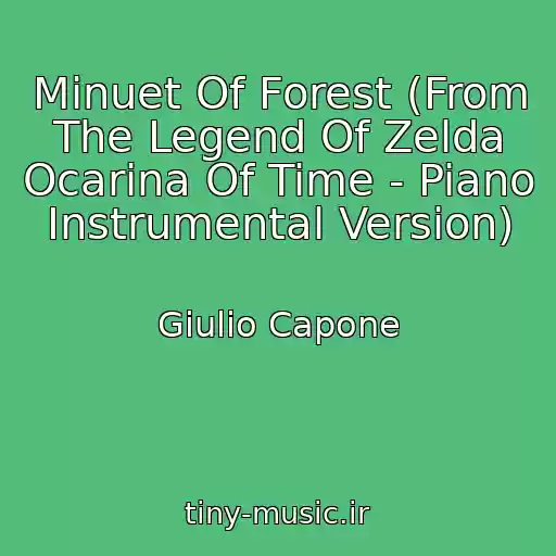 کاور آهنگ Minuet Of Forest (From The Legend Of Zelda Ocarina Of Time - Piano Instrumental Version) از Giulio Capone