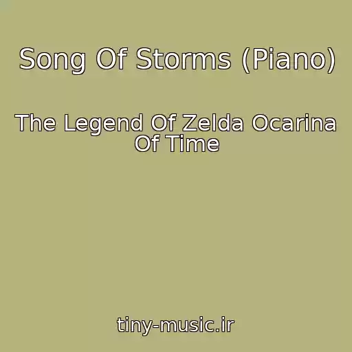 کاور آهنگ Song Of Storms (Piano) از The Legend Of Zelda Ocarina Of Time